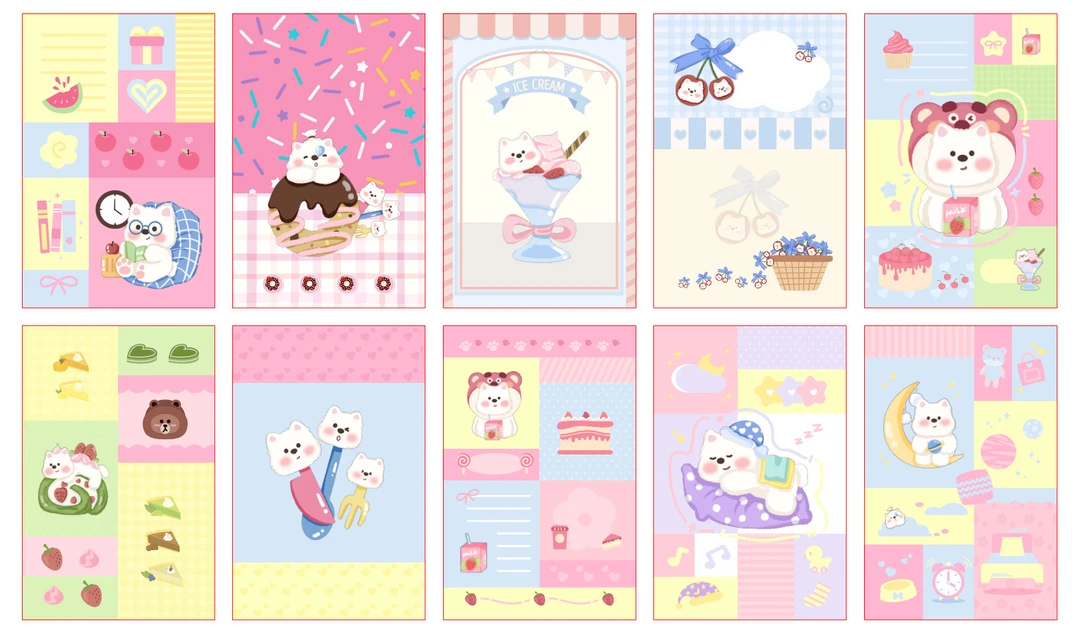 【云麓】西高地便签本m5原创可撕无粘性便签本