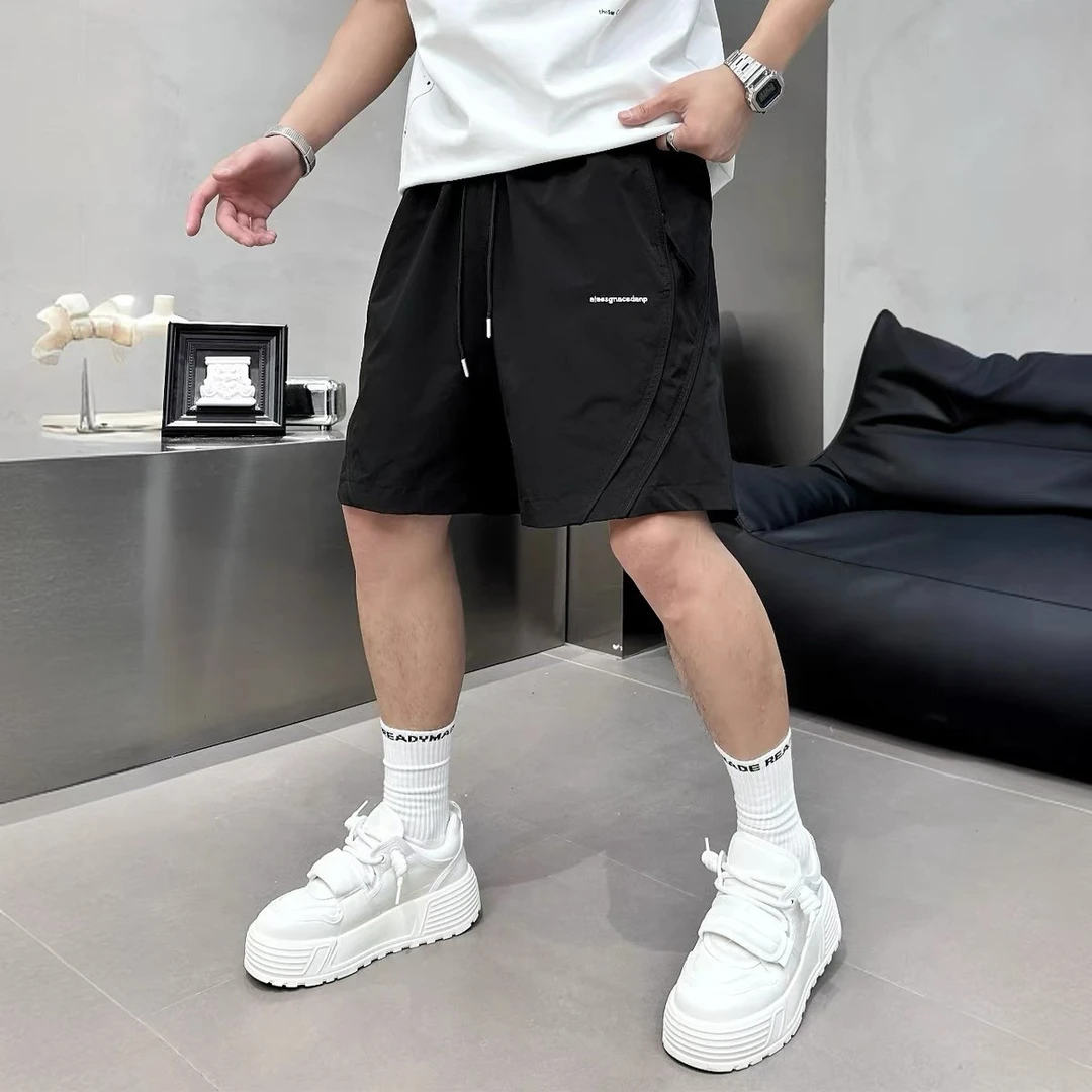 OK-【实体品质】男女同款夏季百搭薄款工装五分裤速干短裤男生888
