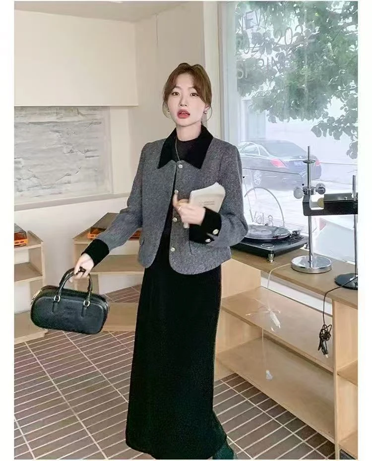 小贤哥（800-899）休闲风街头风轻熟风时尚套装极简风老钱风