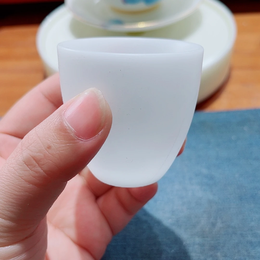 陶瓷素烧璞玉6个璞玉55ccc