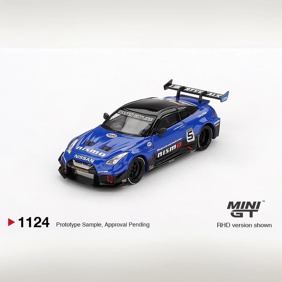 MINIGT 1:64 日产NISSAN 35GT-RR LBWK 合金汽车模型