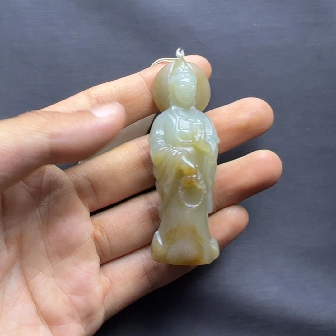 骅***哥未镶嵌和田玉挂件