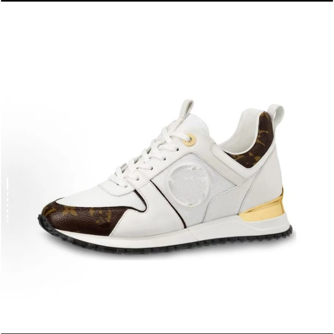 【今日新品】白色拼棕 印花高品质鞋子#1057款