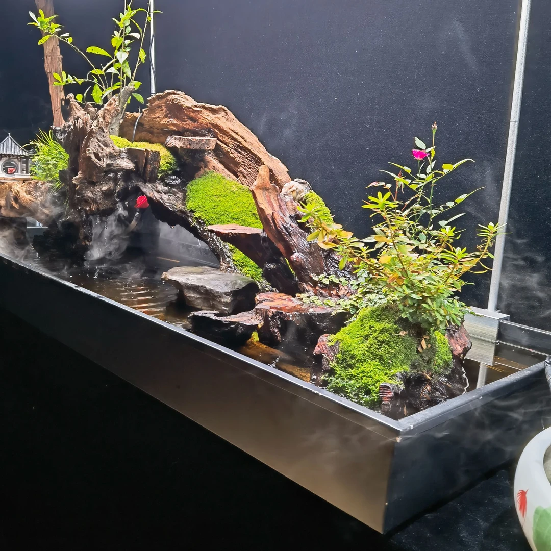 巾山艺术流水微景观