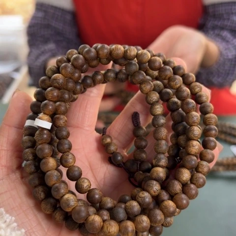 沉香手串乌身15克卡0.7多样性发1条