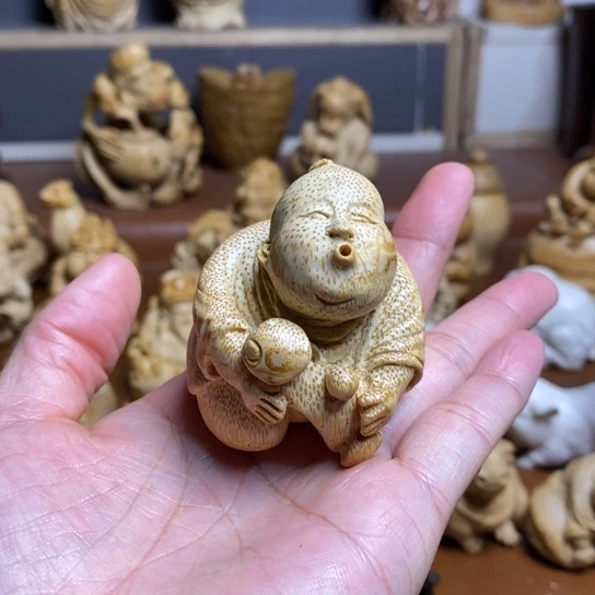 竹手工制作摆件手把福利