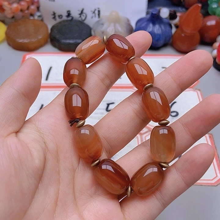 【闪购商品】未镶嵌玛瑙/玉髓珠宝半成品约*
