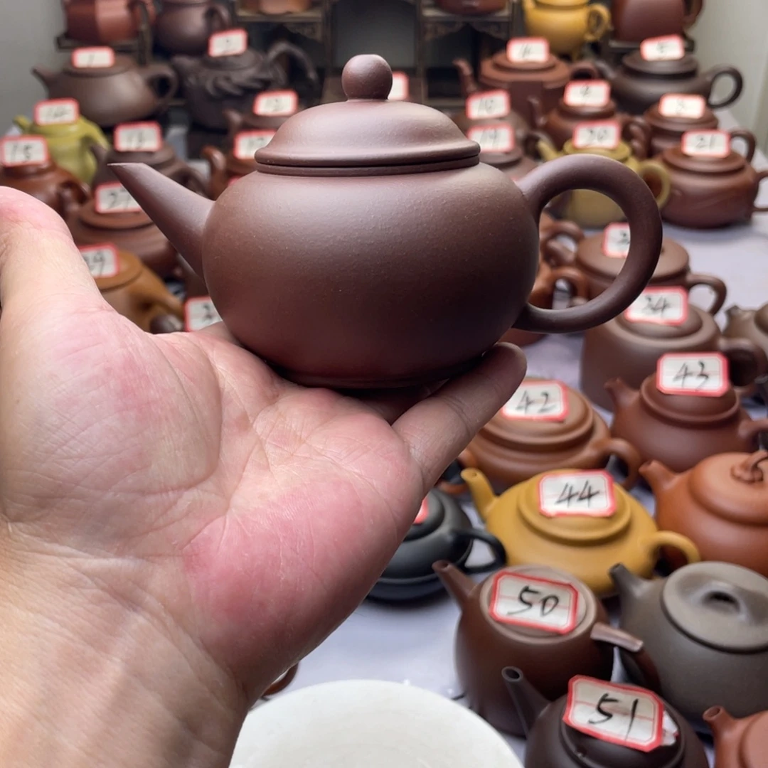 茶壶紫砂宜兴紫砂半手工