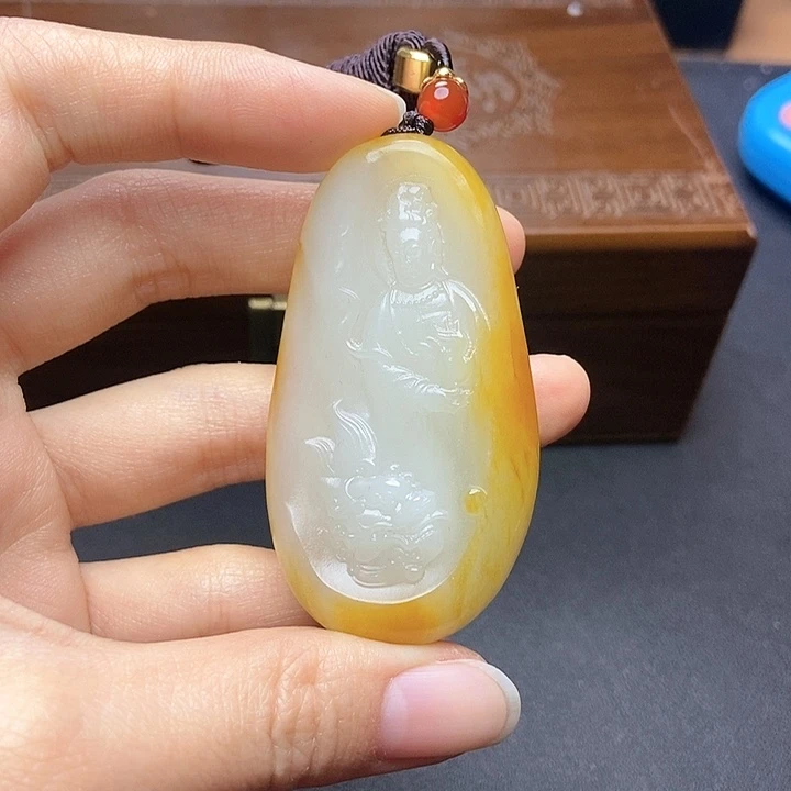 和田玉挂件未镶嵌N