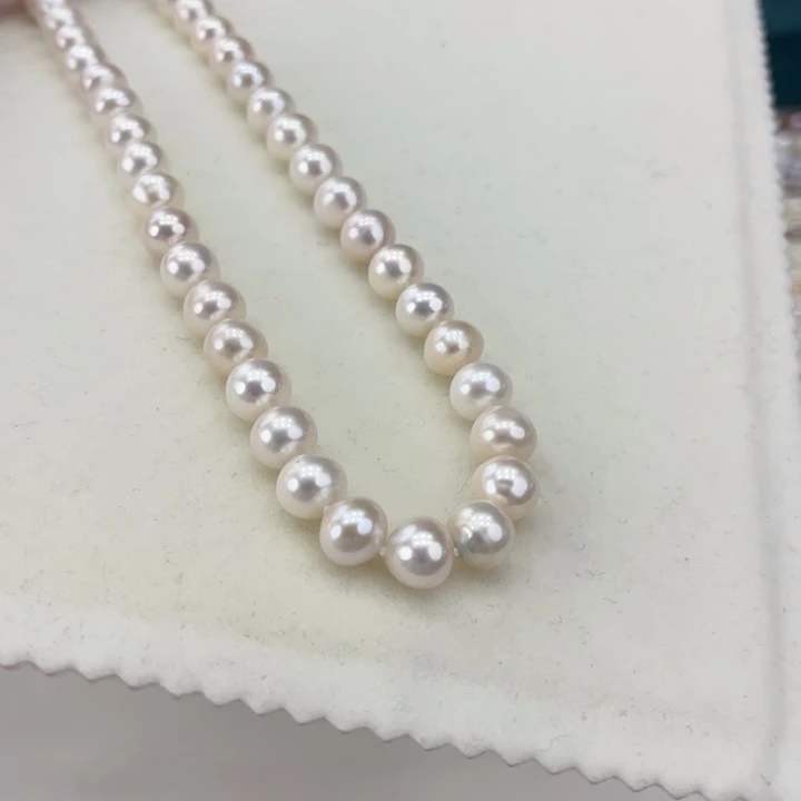淡水珍珠颈饰未镶嵌卡9炫彩