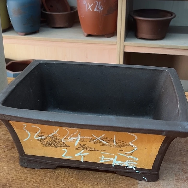 紫砂花盆，透气花盆