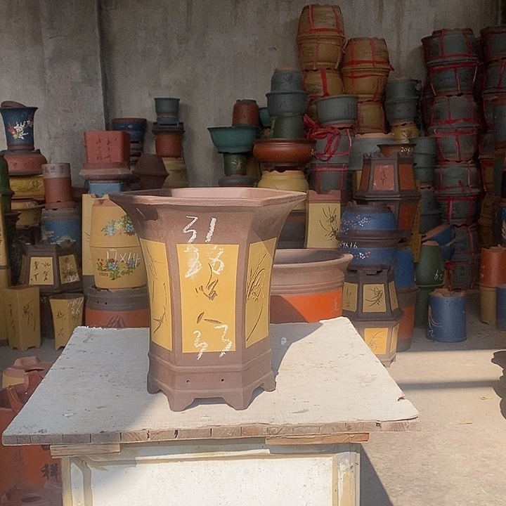 紫砂花盆花盆花盆