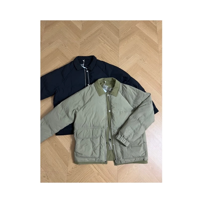 假两件 翻领 羽绒服-506