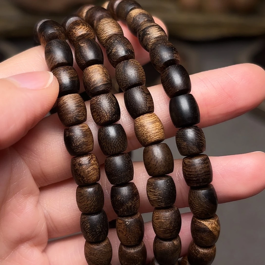 手串沉香越南芽庄白棋楠帝王瘤疤0.7×108