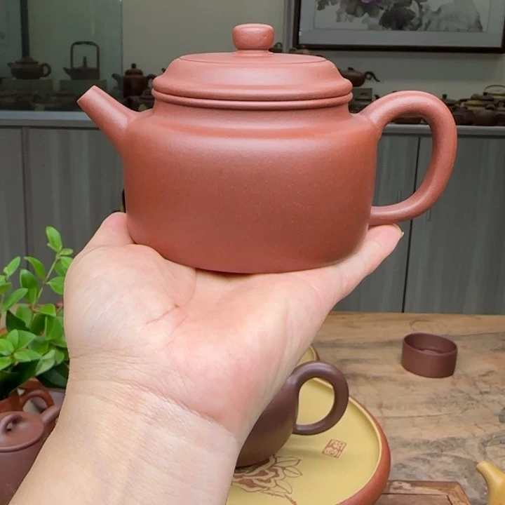 茶壶紫砂红皮龙220 c C德中