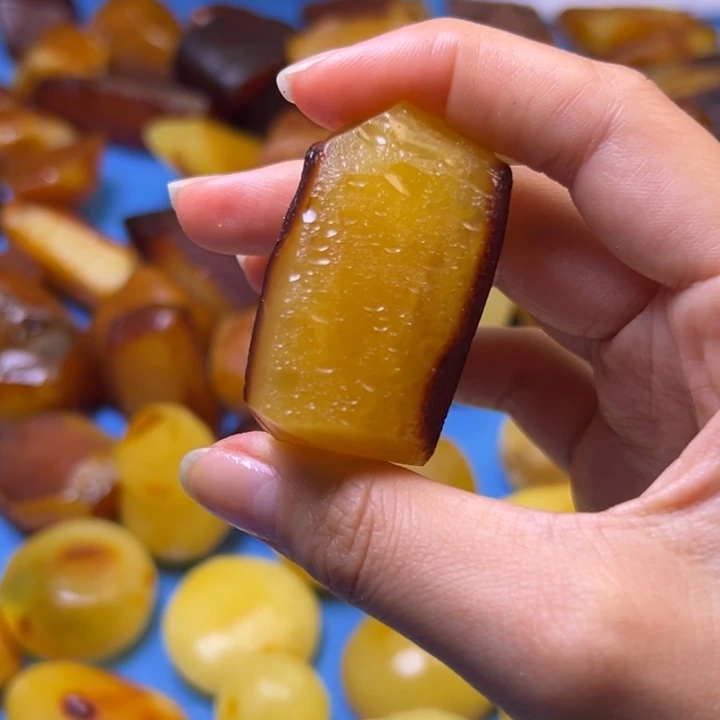 荣***运未镶嵌定制琥珀琥珀蜜蜡