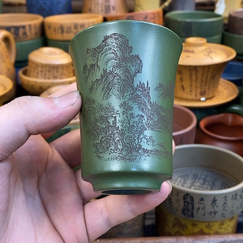 【闪购商品】紫砂杯子宜兴全手工紫砂杯