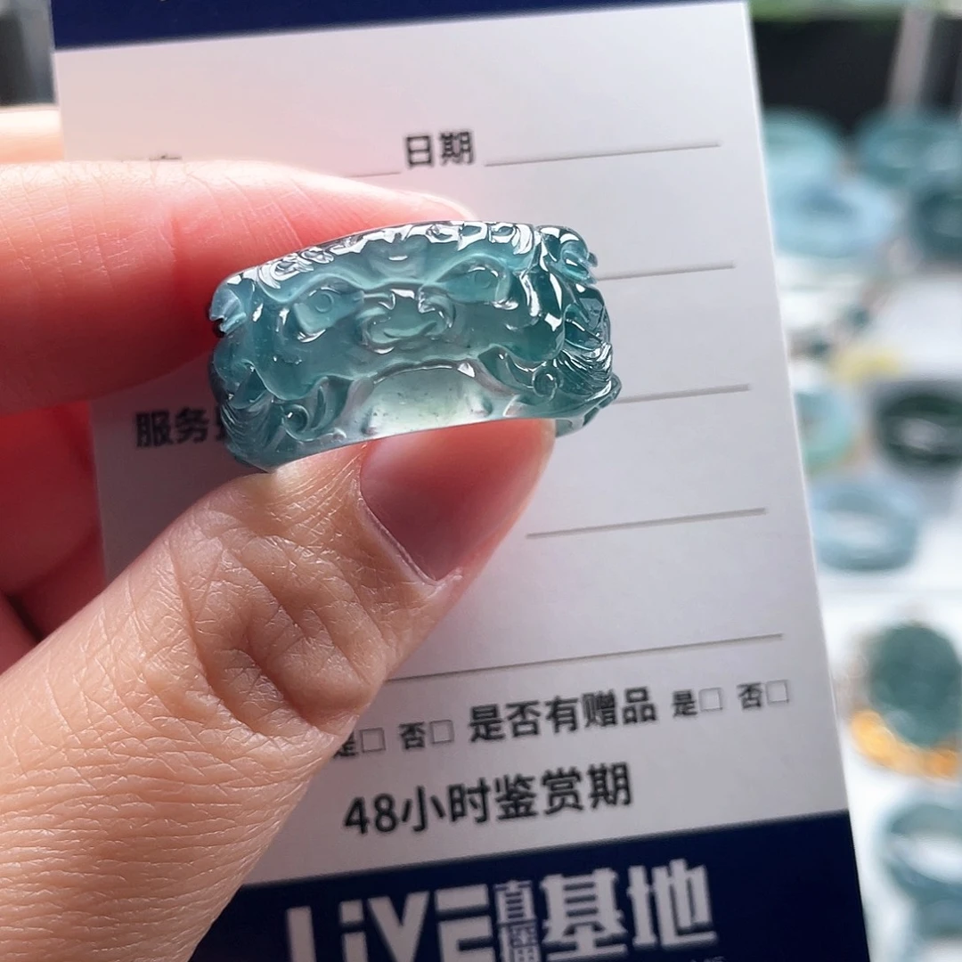 未镶嵌戒指翡翠余**少翡翠
