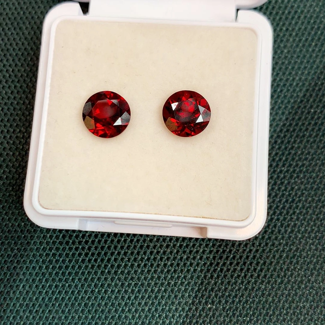 银S925镶嵌裸石石榴石4.81ct
