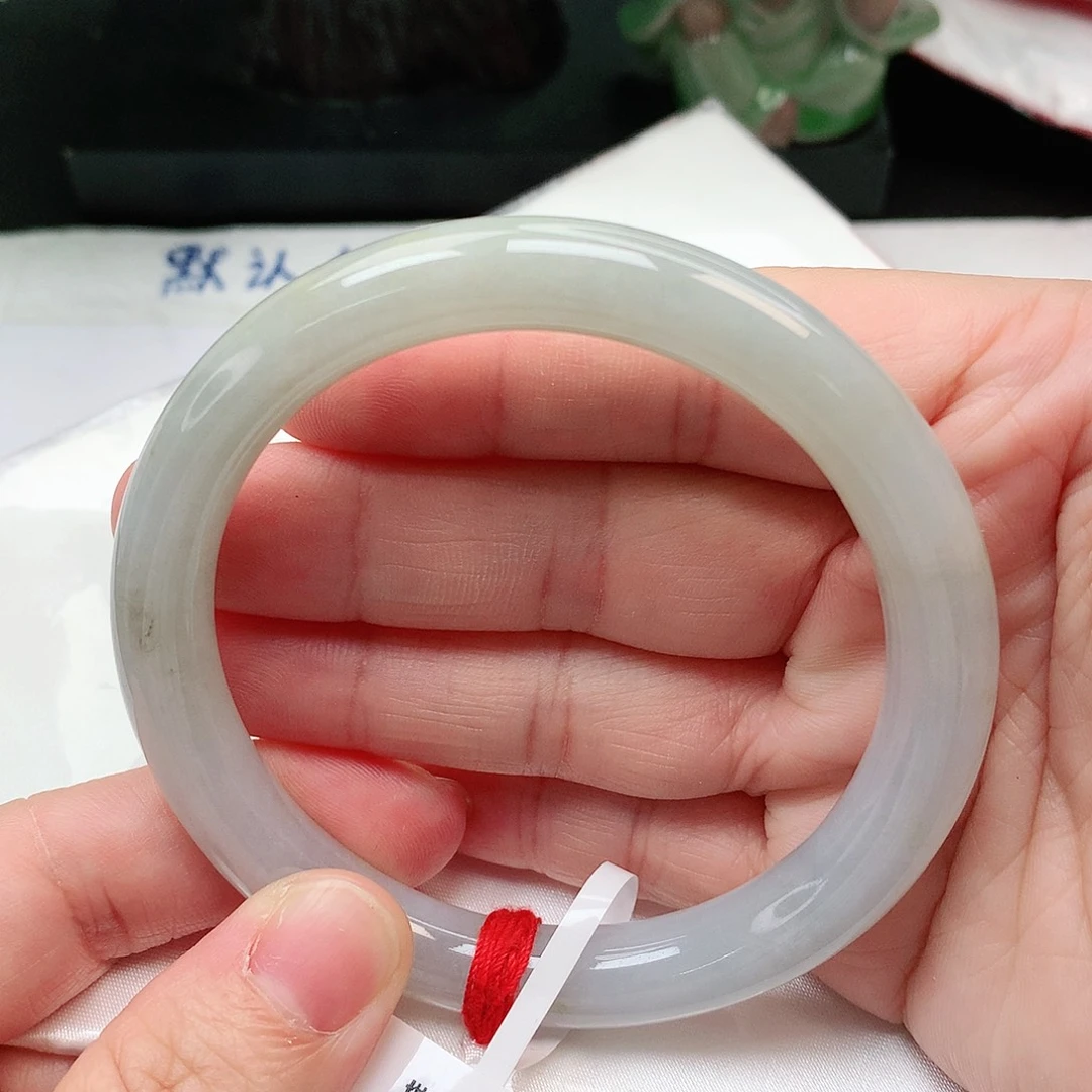 未镶嵌手镯翡翠圆条58.5圈