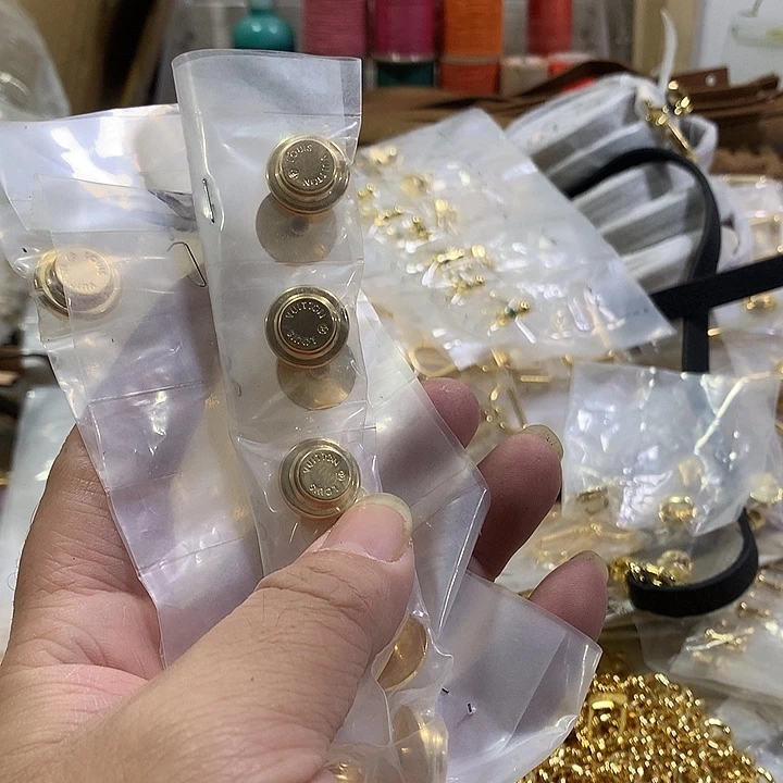 皮革驴家平底铜脚钉10个