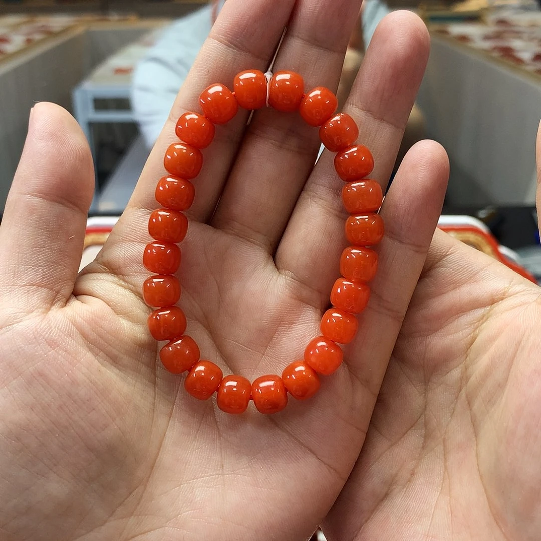 【闪购商品】南红玛瑙L冷水河老型单圈9mm未镶嵌