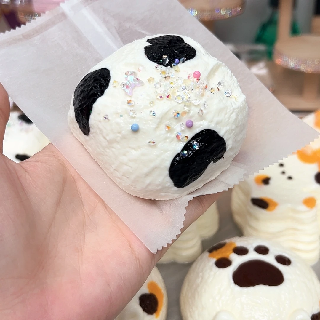 硅胶奶牛纹奶疙瘩180g
