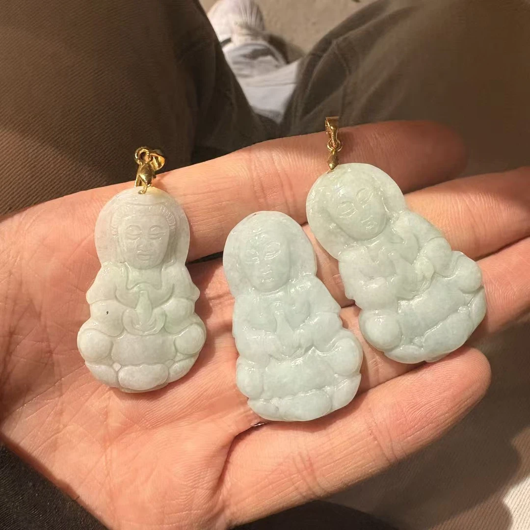 天然a货翡翠吊坠—多样性发一件b952