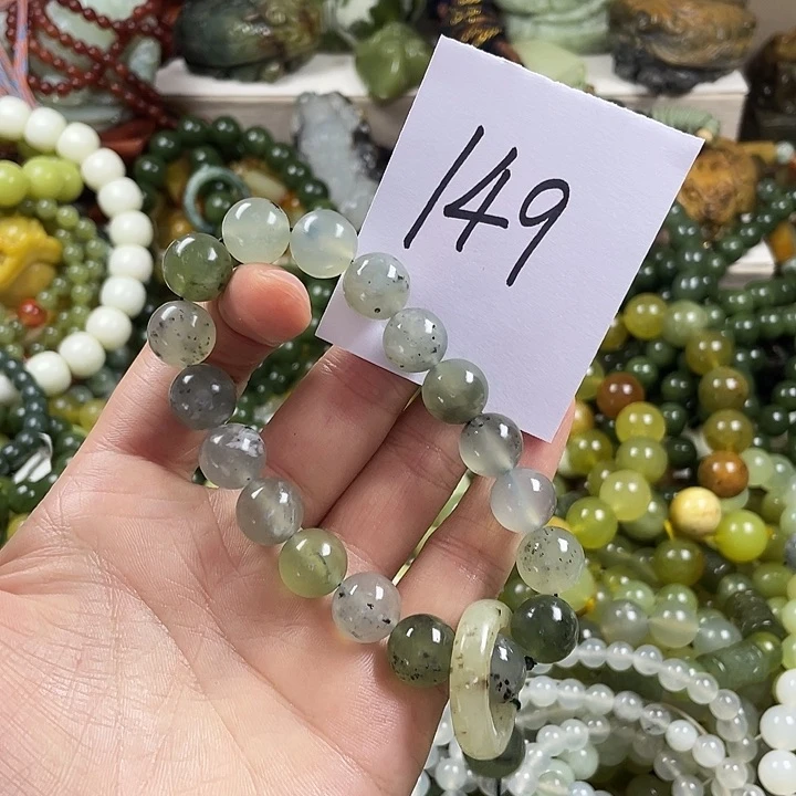 未镶嵌蛇纹石玉手链