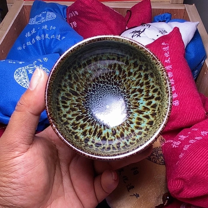 茶盏建盏喝茶主人杯茶杯
