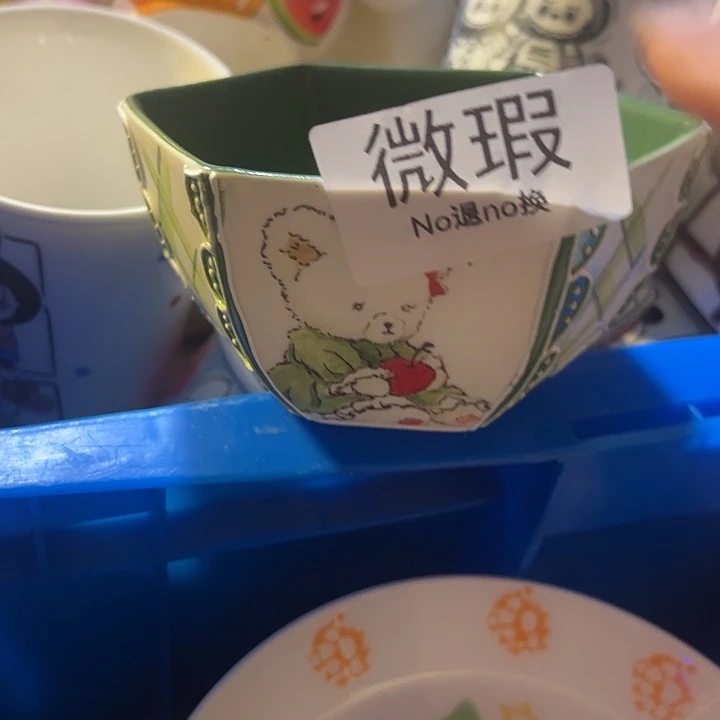 摆件陶不退不换卡通手绘