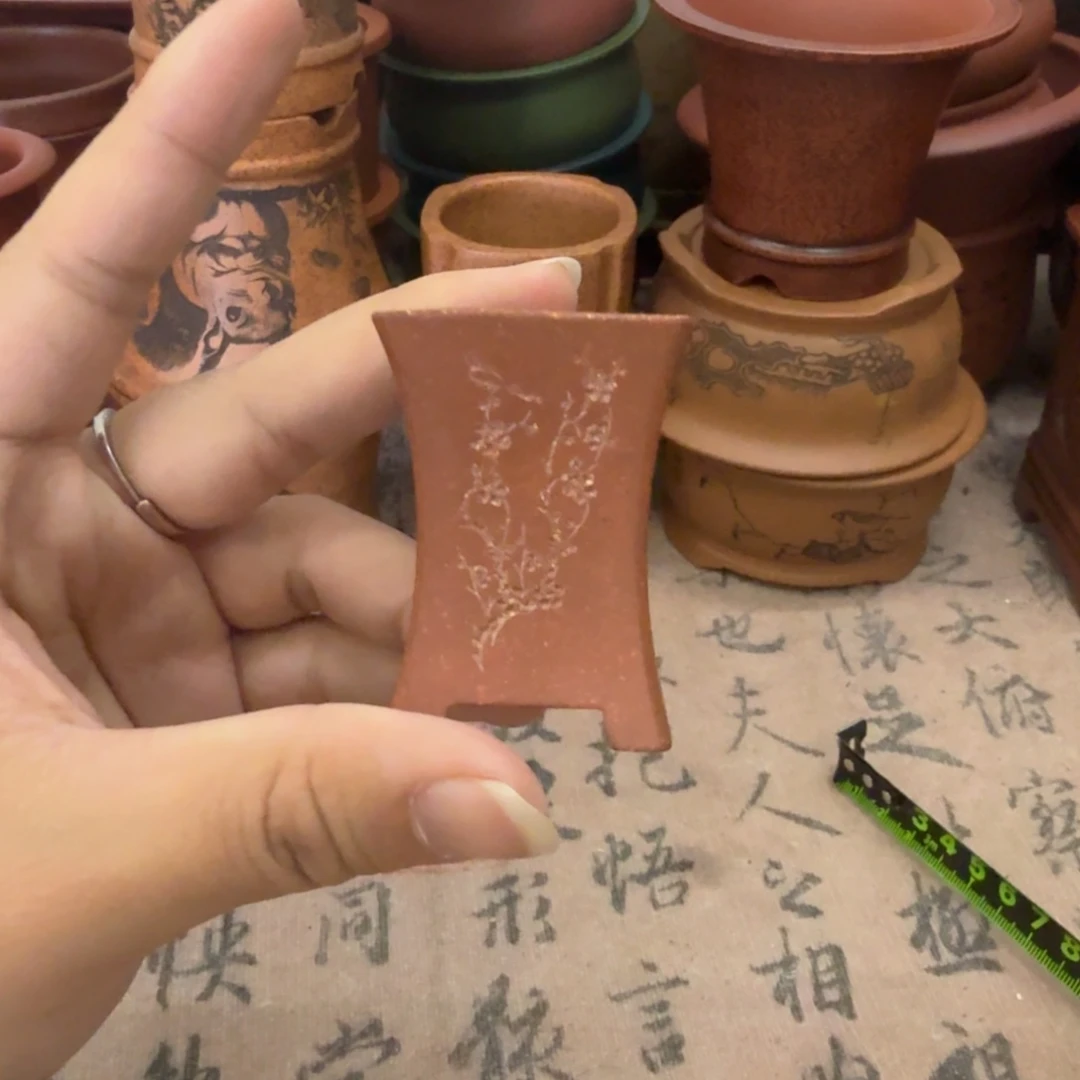 紫砂花盆宜兴紫砂正品3x4.5