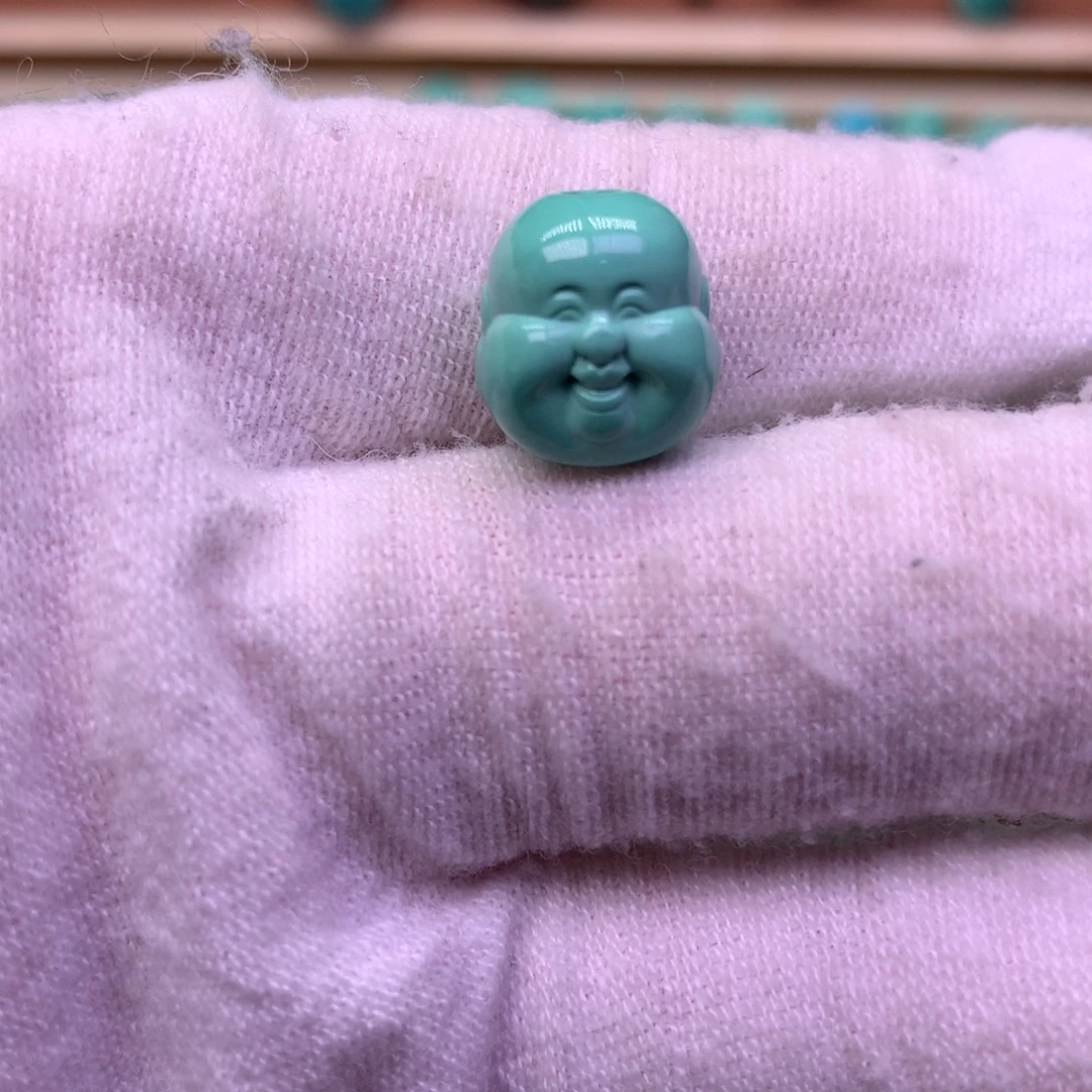 原生态散珠配珠弥勒佛头卡11.2