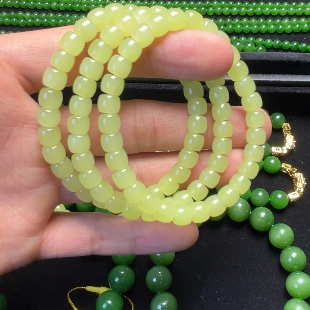 和田玉未镶嵌手链