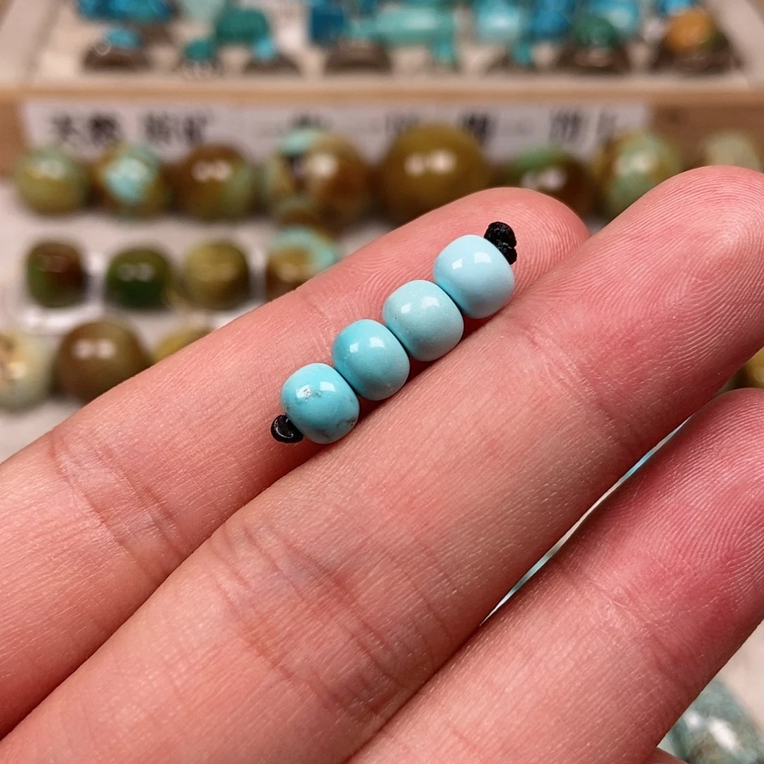未镶嵌绿松石珠宝半成品