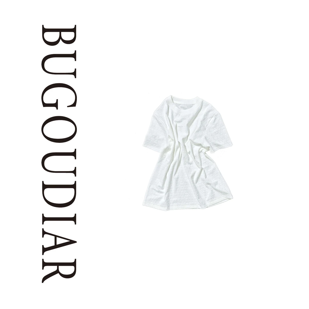 新款百搭时尚圆领短袖T恤BU2025Z033