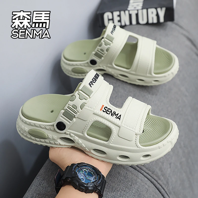森马男士凉鞋男款夏季2025新款外穿司机开车防滑沙滩溯溪涉水拖鞋