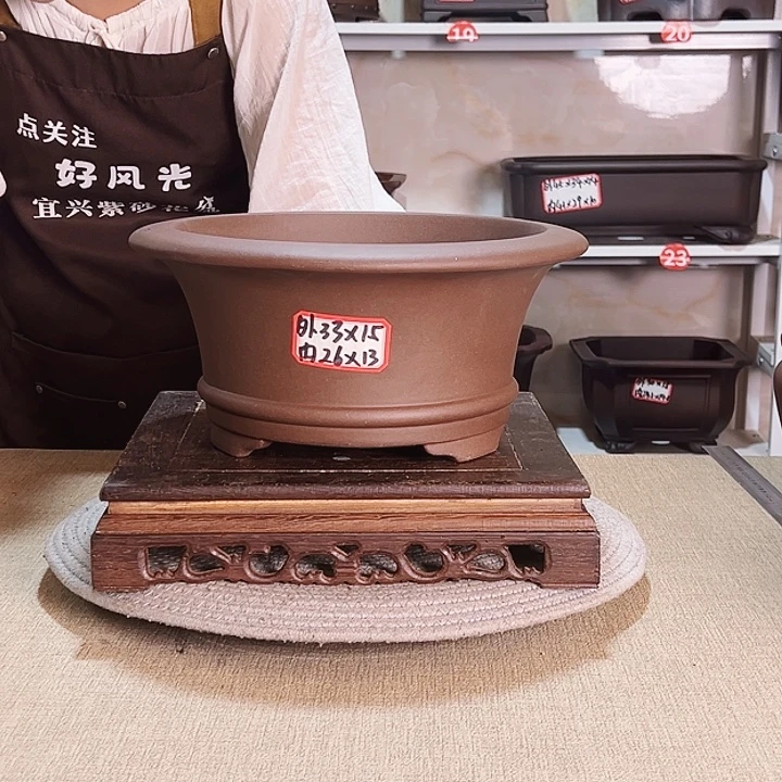 紫砂花盆紫砂花盆