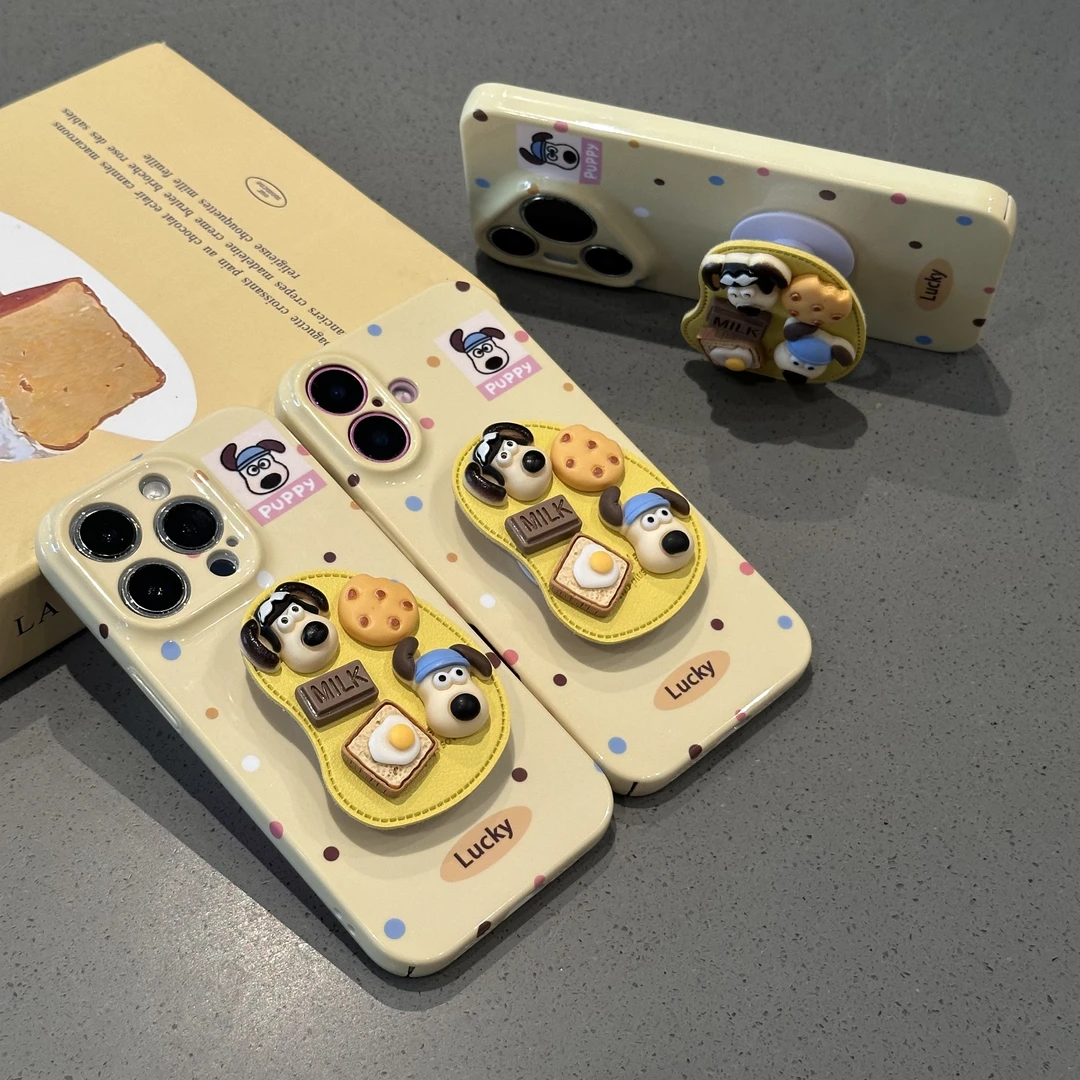 欧克里里luck掌门狗支架适用苹果16promax手机壳华为vivo小米oppo