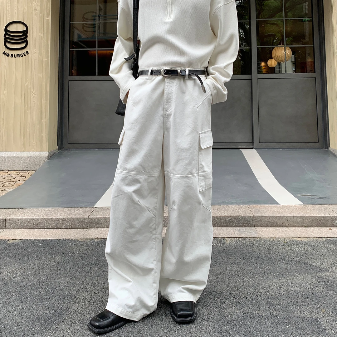 一轩轩轩【直腿DNA】秋季cleanfit男美式vibe风格工装风牛仔裤25033