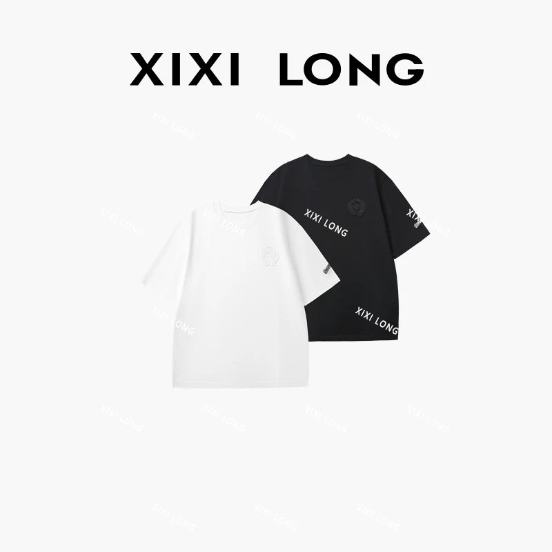 【大喜】女式字母刺绣上衣 时尚气质套头圆领短袖T恤SS26069