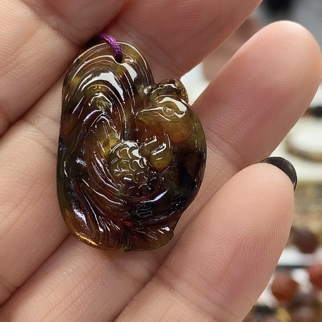 琥珀未镶嵌裸石琥珀，15