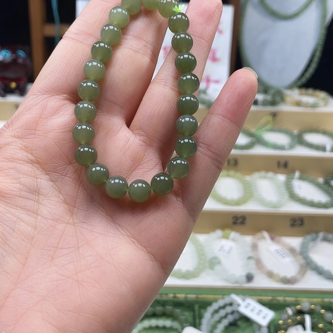瘦***～和田玉未镶嵌手链