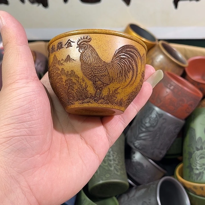 茶杯紫砂全手工紫砂主人杯