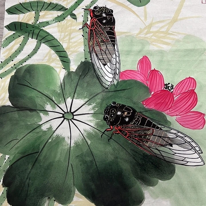 国画手绘国画作品欣赏