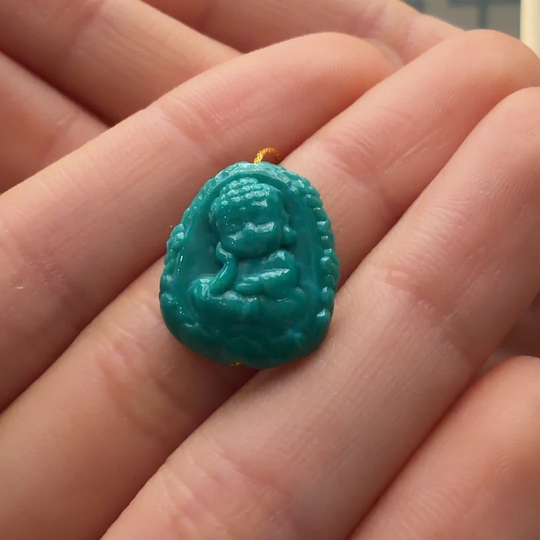 绿松石未镶嵌颈饰