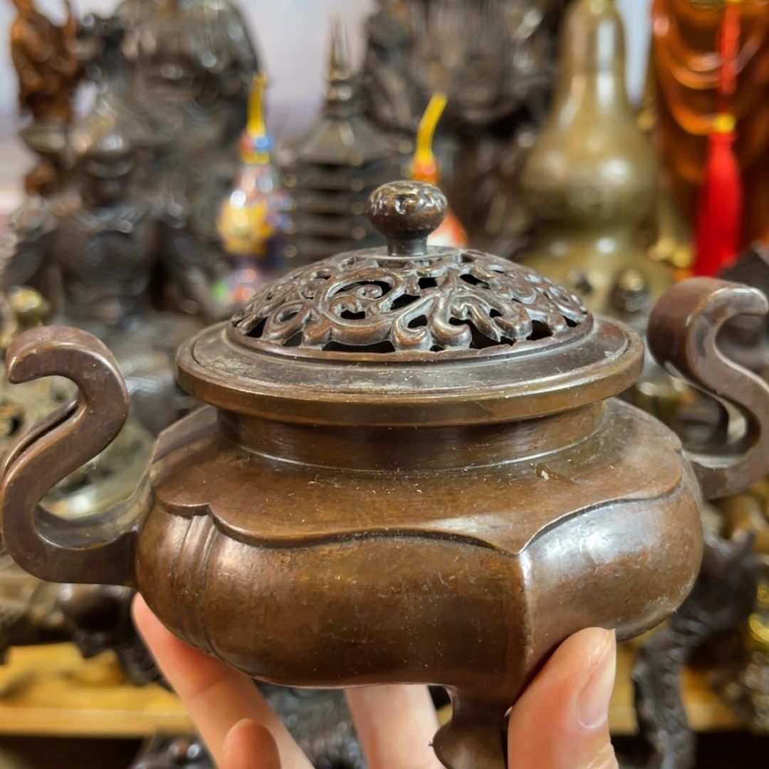 黄铜案台摆件物品摆件