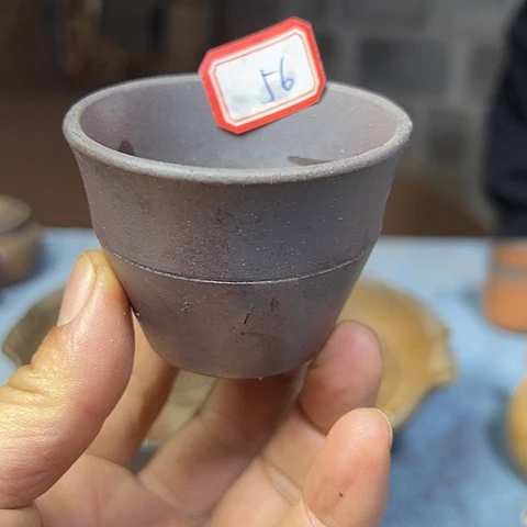 戬谷龙窑柴烧茶杯56