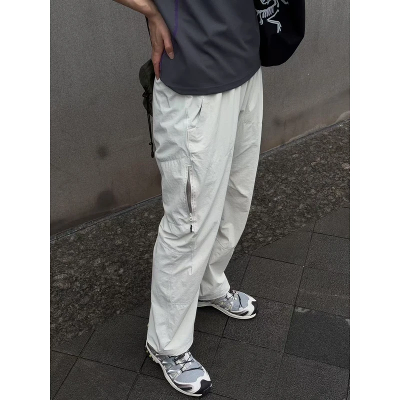 25新夏季凉感工装长裤户外立体剪裁轻量化机能运动男女同款休闲裤