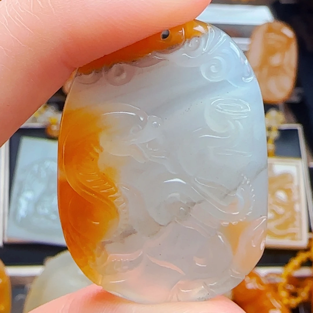 石英质玉（黄龙玉）1未镶嵌